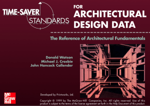 Time-Saver Standards for Architectural Design Data - The Reference of Architectural Fundamentals