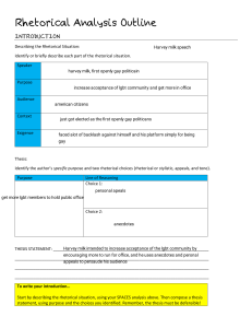  RA Essay Outline