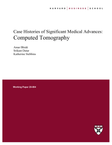 The history of computed tomography