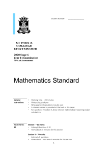 Yr11 Standard T3 2020  (2)