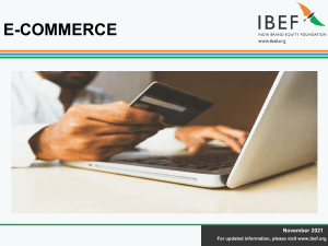 E-Commerce-November-2021   IBEF