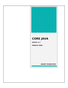 Module1 Chapter6 Core Java