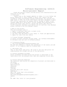 Naukri.com Web Portal Analysis: Software Engineering Project