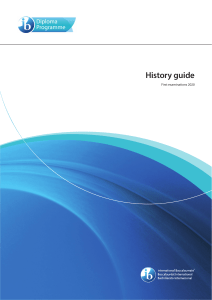 IB History guide 2020