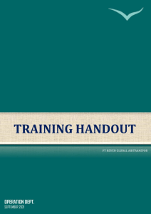 Training Manual Abbreviated