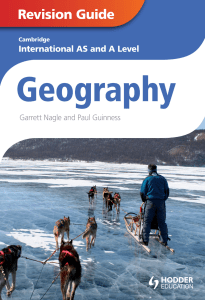 Geography Cambridge International AS and