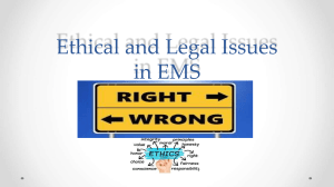 EMS Ethical & Legal Issues: A Comprehensive Guide