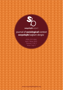 Sosyolojik Bağlam Dergisi -Cilt-3-Sayi-1