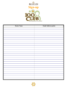 100 club sign in