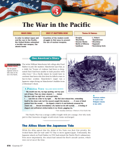 17-3 The War in the Pacific (1)