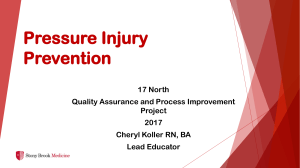 Pressure Injury Prevention in Hospitalized Patients