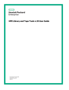 HPE Library and Tape Tools 4.30 User Guide (1)