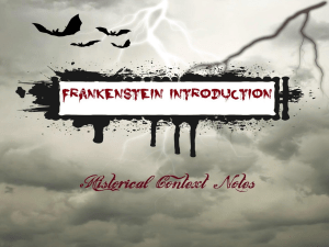 Frankenstein Historical Context