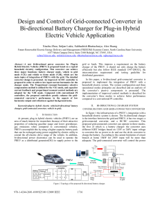 Bi-Directional Grid Connected battery charger