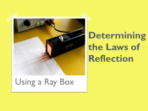 Reflection and Refraction PPT