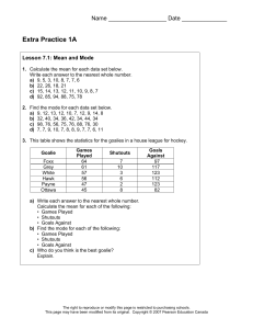 Math Makes Sense 7 Workbook Extra+ 7 - Data Analysis