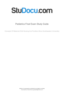 pediatrics final exam study guide.pdf
