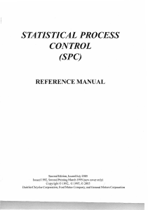 Statistical Process Control (SPC) Reference Manual