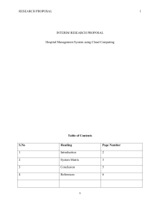 hospital management system