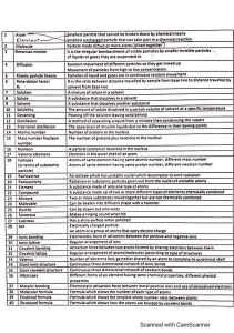 all chemistry definitions ol