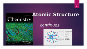 Atomic Structure Part 2