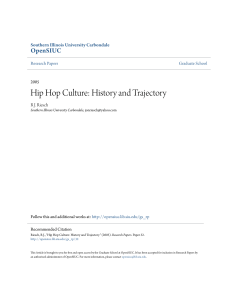 Hip Hop Culture  History and Trajectory
