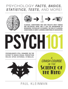 Psych 101 Psychology Facts, Basics, Statistics, Tests, and More by Paul Kleinman (z-lib.org).epub