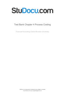 test-bank-chapter-4-process-costing