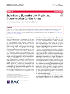 Brain Injury Biomarkers for Predicting Outcome After Cardiac Arrest