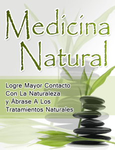 Natural Medicine. Spanish
