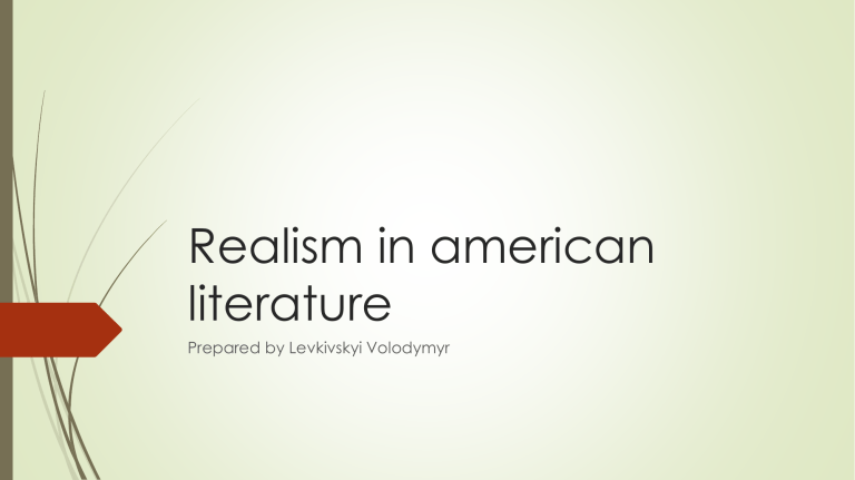 realism-in-american-literature