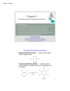 Alkenes: Organic Chemistry Lecture Notes