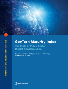 World Bank- GovTech Maturity Index