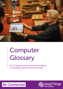 computer glossary accessible
