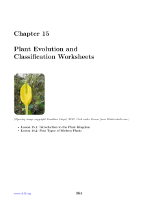 Chapter 15 CK-12 Biology Chapter 15 Worksheets