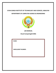 Cloud Computing Lab Manual CS-804