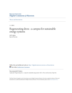 Regenerating Dross - A Campus for Sustainable Energy Systems 