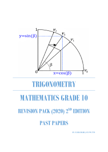 trigonometry