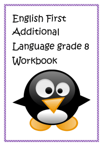 English First Addisional gr 8 language and comprehension workbook 2