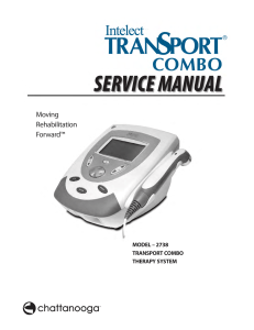 Service Manual - 2738 Transport Combo