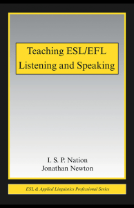 Teaching ESL EFL Listening and Speaking