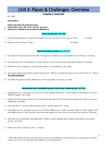 GEO ATAR Unit 4 Chapter 6 Questions & Summary