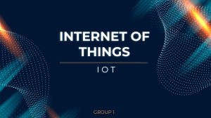 Internet of Things (IoT) Presentation