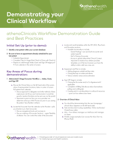 physician maven demo guide checklist