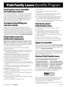 Paid Family Leave Information