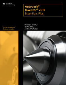 Autodesk Inventor 2012 Essentials Plus manual