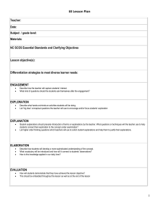 Lesson Plan 5EXtemplate