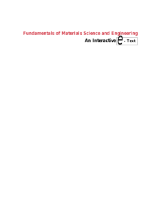 William D. Callister, Jr., William D. Callister - Fundamentals of materials science and engineering  an interactive etext-Wiley (2001)