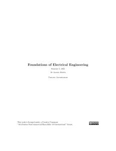 Foundations of Electrical Engineering Coursebook