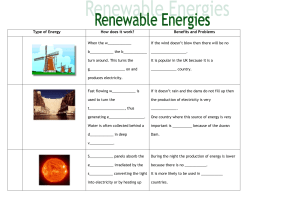 short renewable energies worksheet